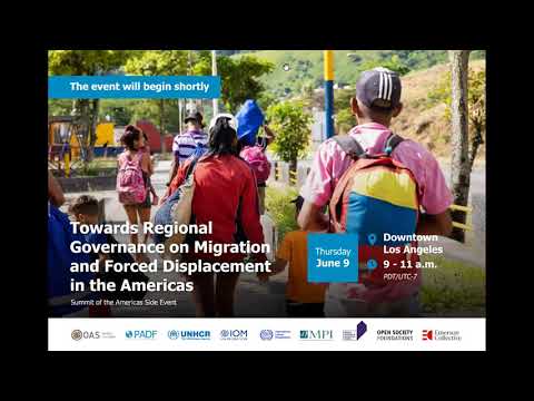 Hacia una Gobernanza Regional sobre Migración y Desplazamiento Forzado ...