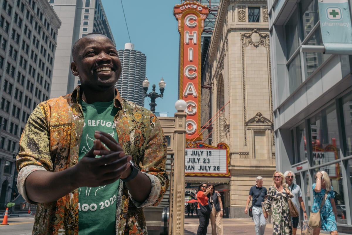 A refugee from Uganda in Chicago