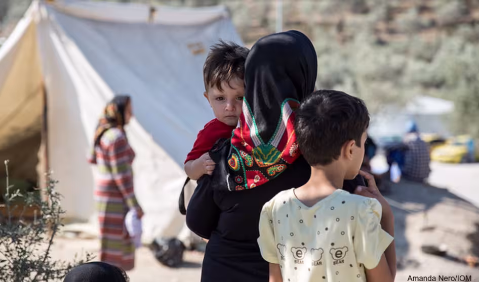 Migrants in Lesvos