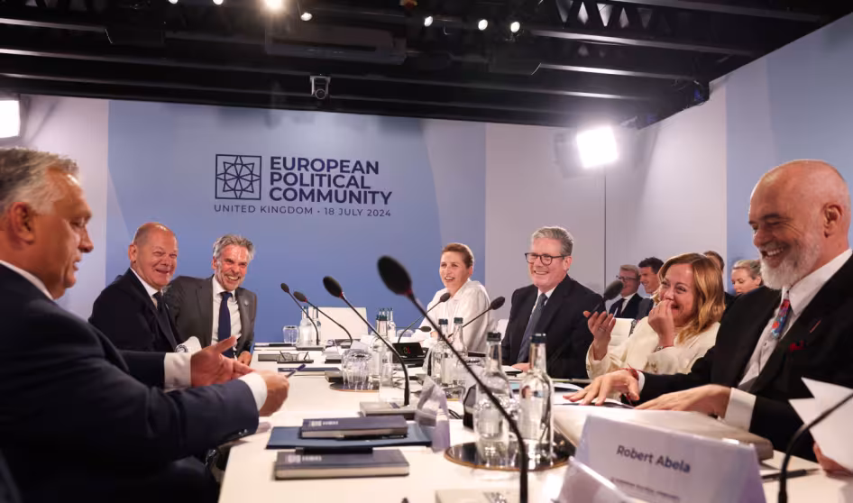 European and UK leaders at 2024 European Political Community summit