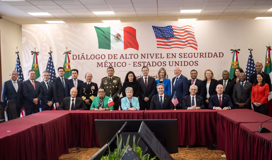 Leaders at 2023 U.S.-Mexico High-Level Security Dialogue
