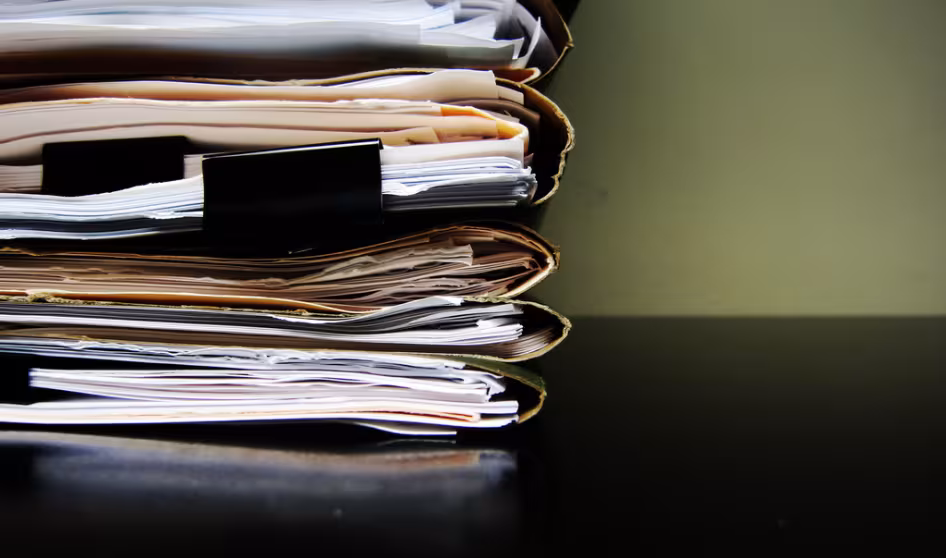 Stack of files