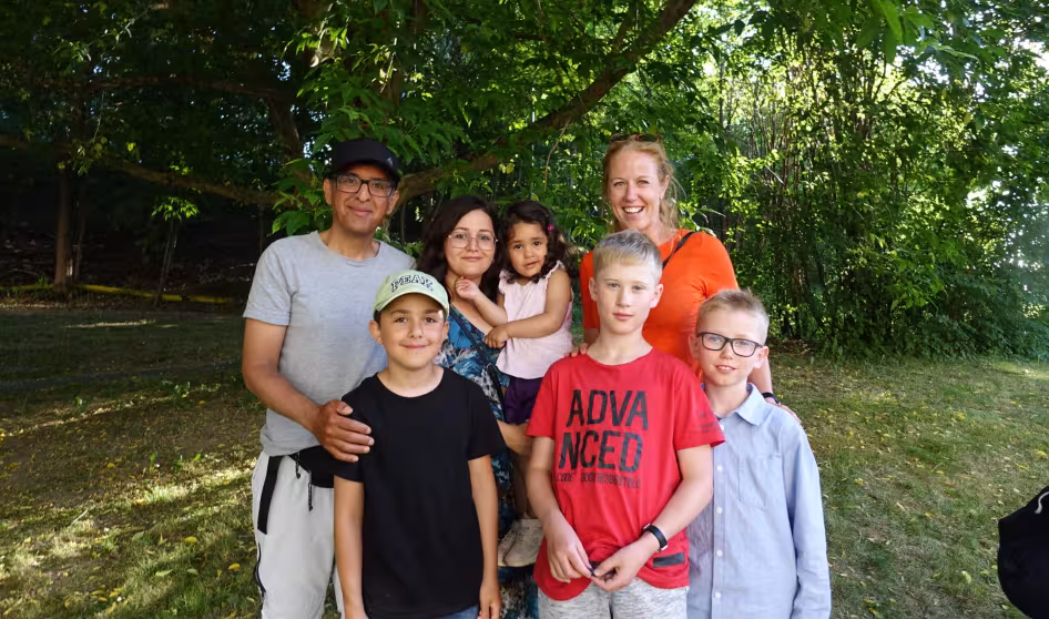 Iraqi and Swedish families paired in Sweden's community sponsorship program