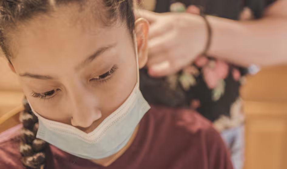 A teenage girl who traveled from Guatemala to the US unaccompanied.