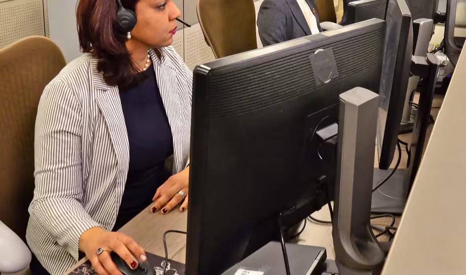 Image of USCIS employees at work