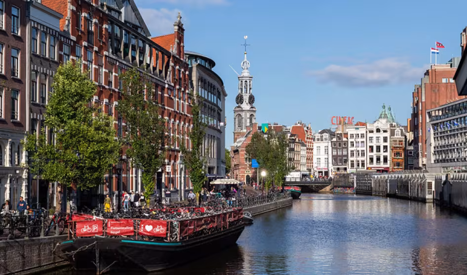 Canal in Amsterdam