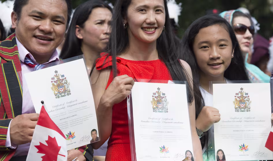 Citizenship ceremony in Edmonton