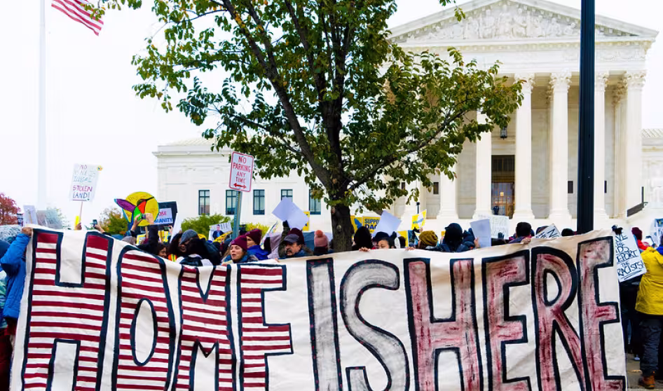 DACA rally in front of Supreme Court