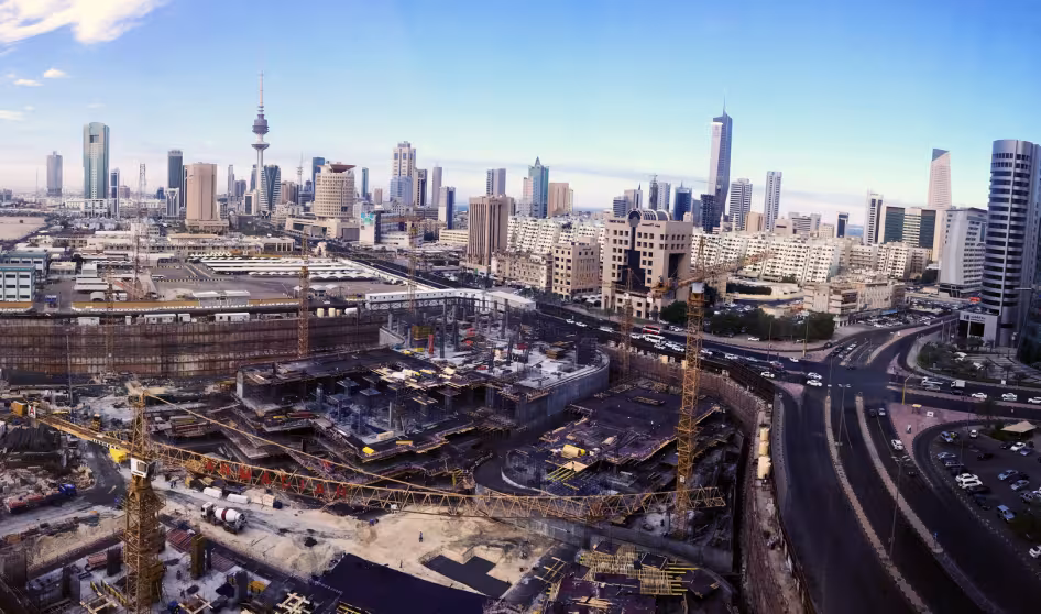 Construction site in Kuwait
