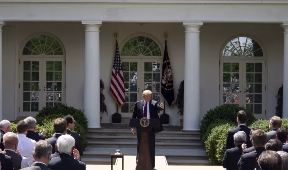President Trump's May 2019 Rose Garden speech