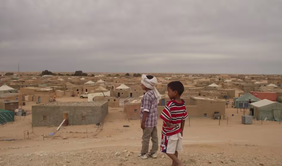 Sahrawi children in the Smara Refugee Camp, in Algeria.