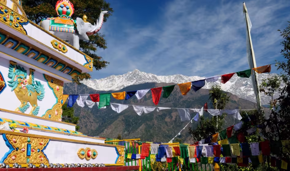 A temple in Dharamsala, India.