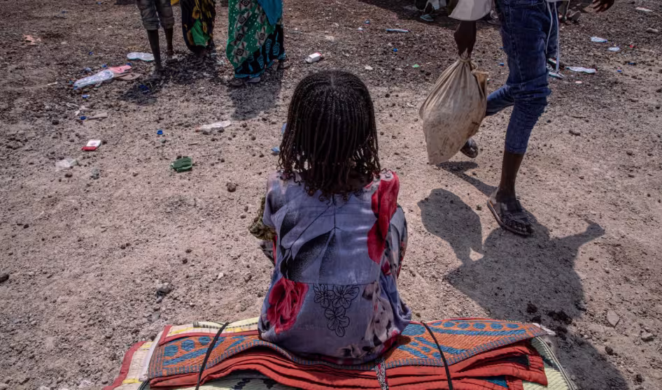 An Eritrean refugee in Ethiopia.