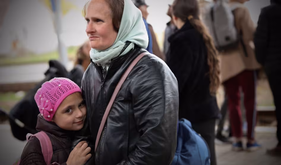 Roma people displaced from Ukraine.