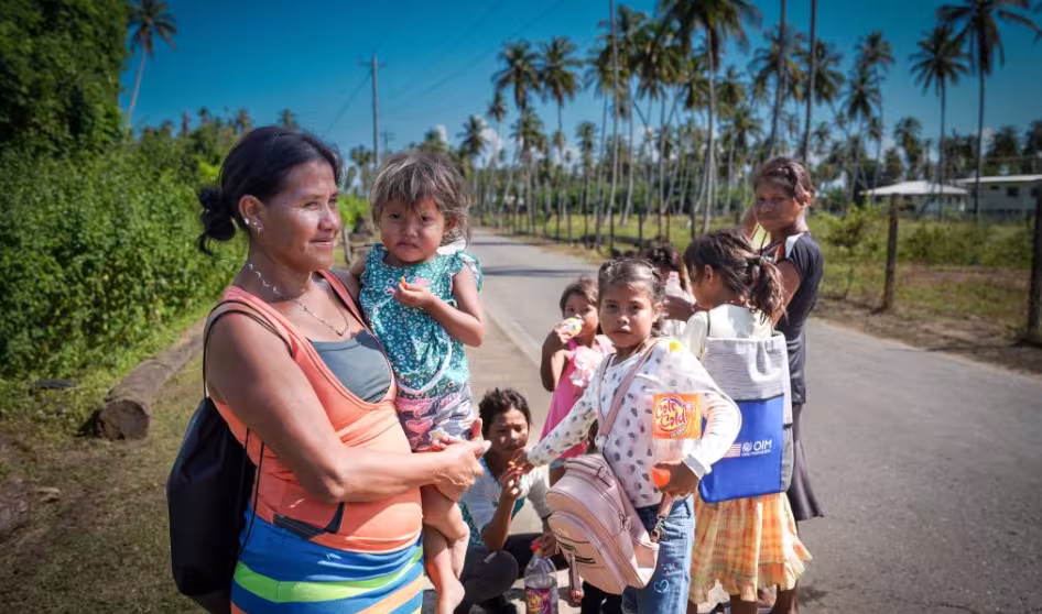 Families from Venezuela in Trinidad and Tobago.