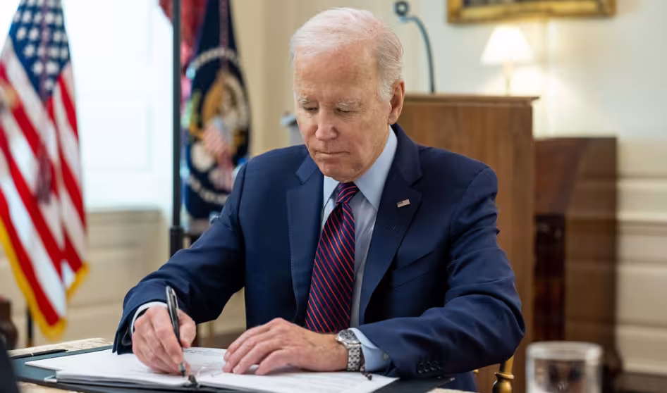 President Joe Biden in the White House.