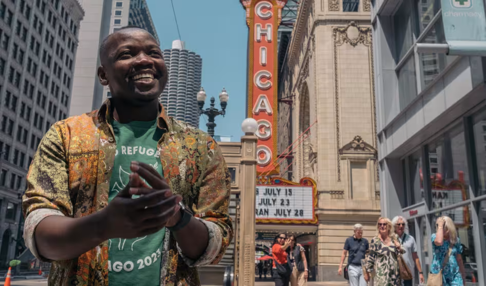 A refugee from Uganda in Chicago