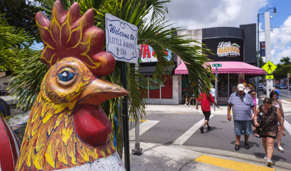 The Little Havana neighborhood of Miami.