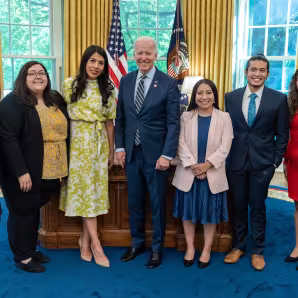 President Biden meets with DACA recipients 