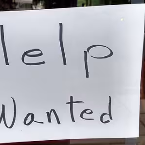 Help wanted sign