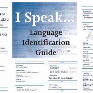DHS I speak translatoin card