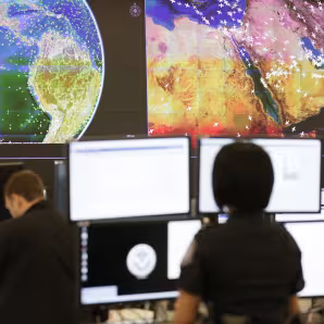 CBP officers at the National Targeting Center