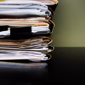 Stack of files