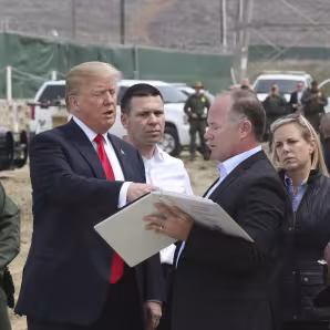 President Trump visits the San Diego border