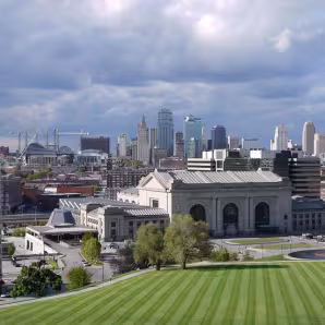 Kansas City skyline.