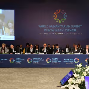 World Humanitarian Summit in Istanbul in May 2016.