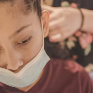 A teenage girl who traveled from Guatemala to the US unaccompanied.