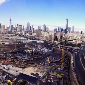 Construction site in Kuwait