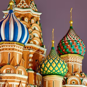 St. Basil's Cathedral in Moscow.