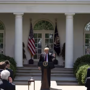 President Trump's May 2019 Rose Garden speech