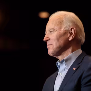 Joe Biden attends a pre-election event in Nevada.