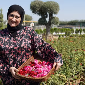 A Syrian woman in Turkey