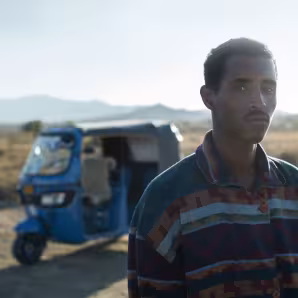 A Somali migrant who returned from Libya.