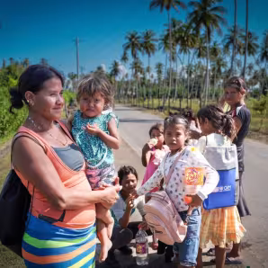 Families from Venezuela in Trinidad and Tobago.
