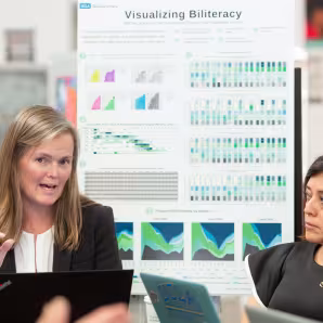 Two U.S. educators discuss dual-language instruction.