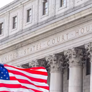 The Thurgood Marshall U.S. Courthouse in New York City.