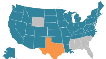 A map of states affirming their consent to accept refugees