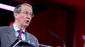 U.S. Rep. Bob Goodlatte at a podium