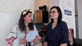 Two Ukrainian women in Czechia