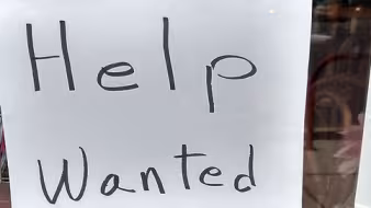 Help wanted sign