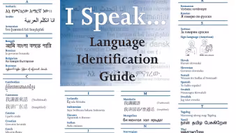 DHS I speak translatoin card