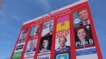 Posters for the 2017 Dutch parliamentary election