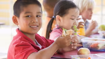HispanicBoyLunch