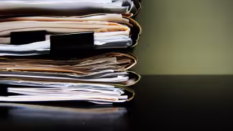 Stack of files