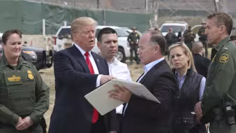President Trump visits the San Diego border
