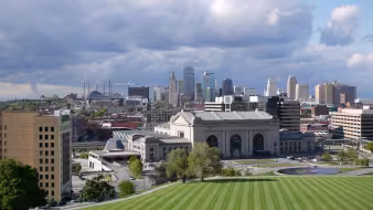 Kansas City skyline.